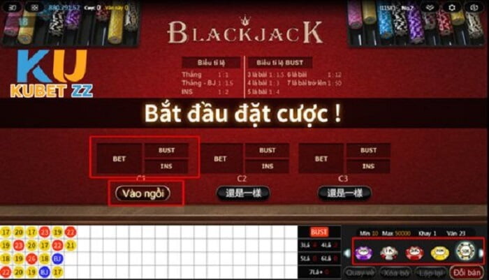 Quy tắc tính điểm trong game bài blackjack online